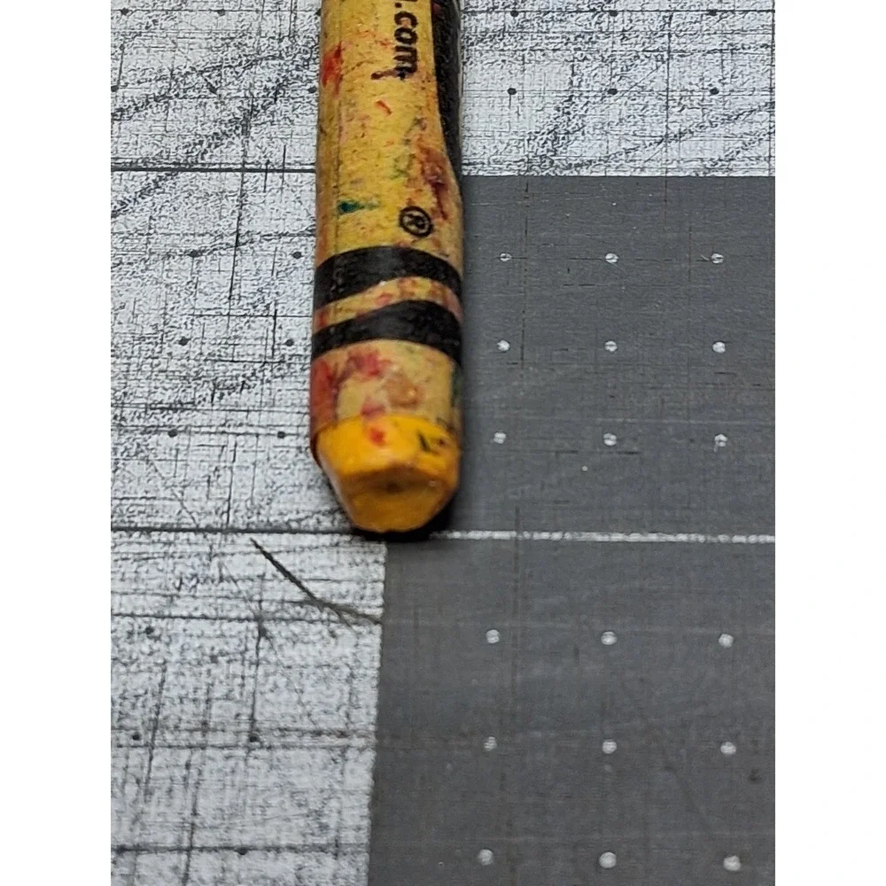 Crayola Crayon Dandelion Yellow Retired Color Loose Single Wax Art Supply Read